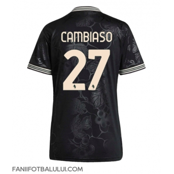 Juventus Andrea Cambiaso #27 Tricou Fotbal Replică 2025-26 Femei Treilea